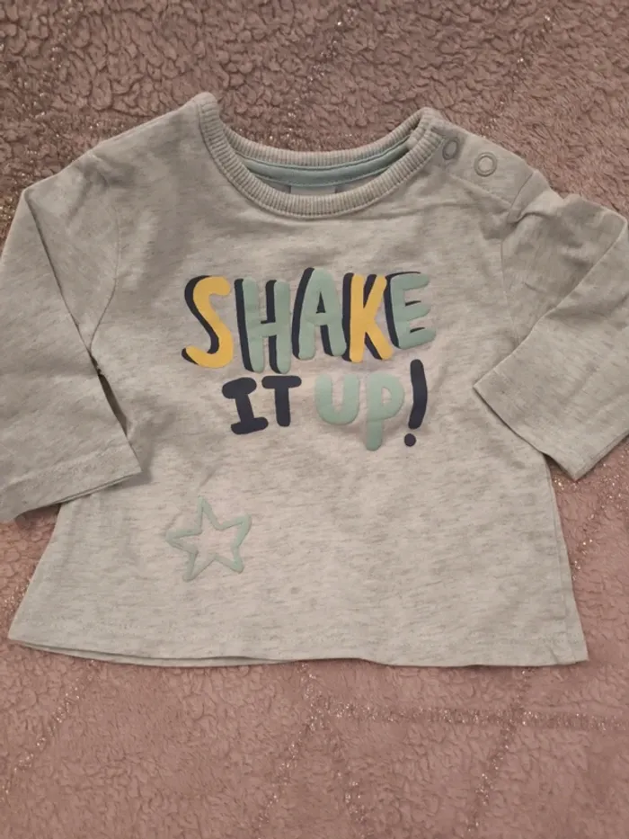 T-shirt manches longues/pull fin tex baby - photo numéro 2