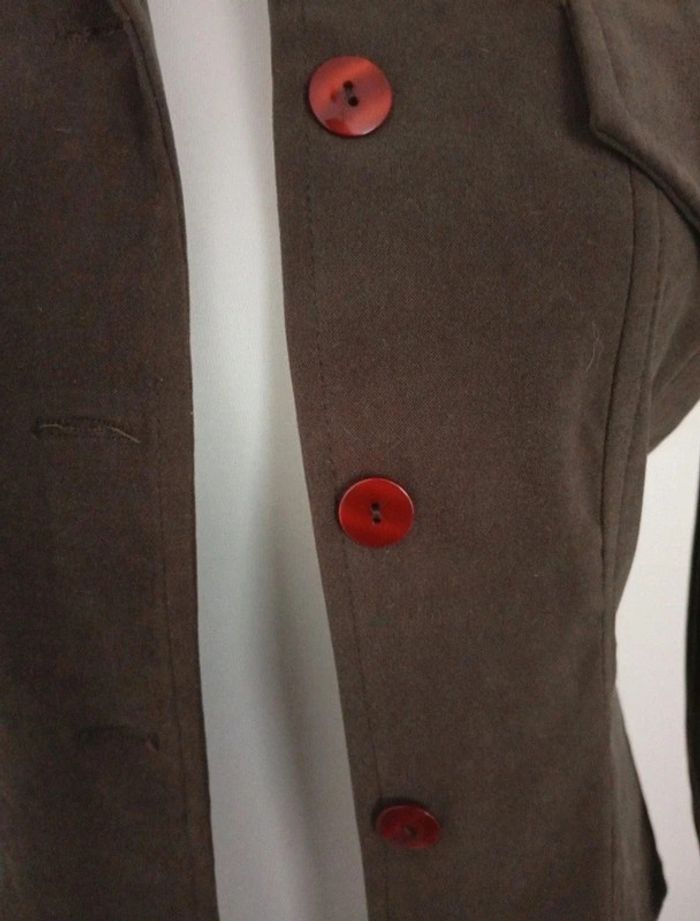 Veste cintrée kaki La Mode est à Vous taille S - photo numéro 6