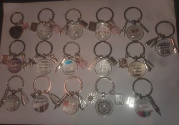 1 porte clé maîtresse atsem avs cadeaux fin d'année