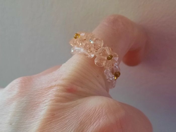 Bague en perles swaroski