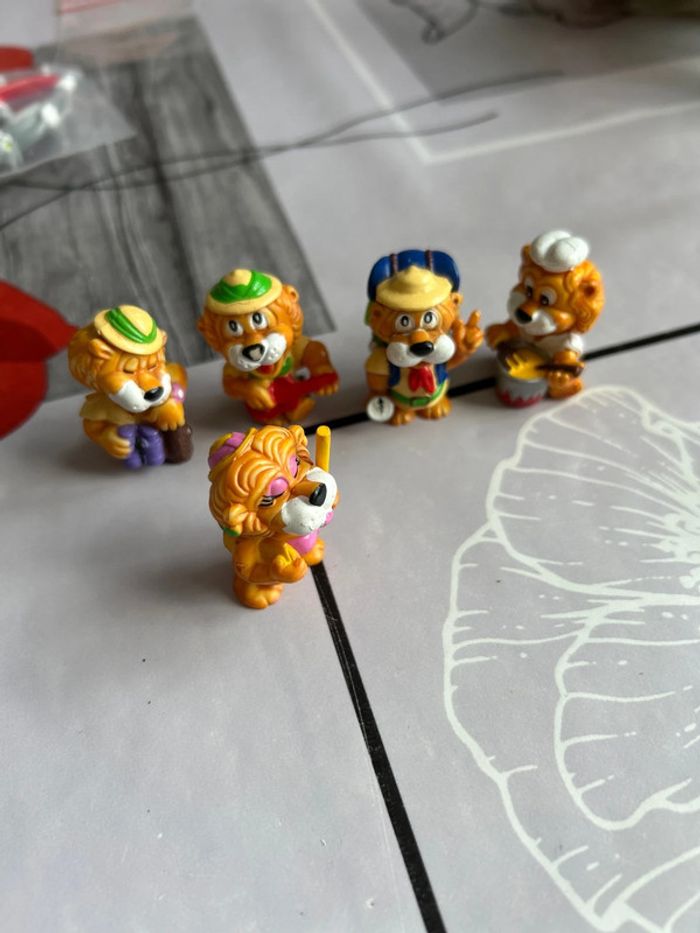 5 figurines Lion Ferrero 1993