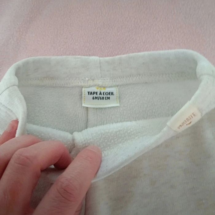 Lot de 4 pantalons jogging 6 mois - photo numéro 3