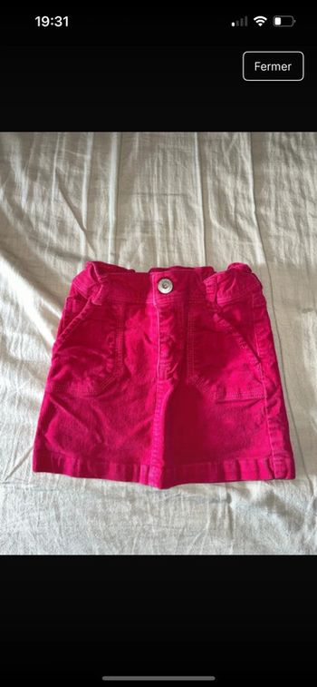 Jupe en velour