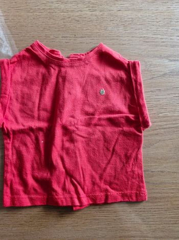 Tee shirt manches courtes 1 mois