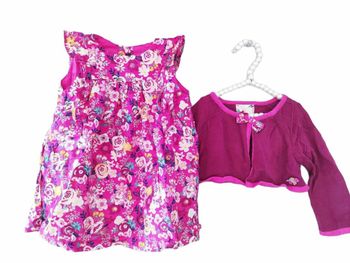 9 mois bébé fille ensemble sergent major robe et gilet