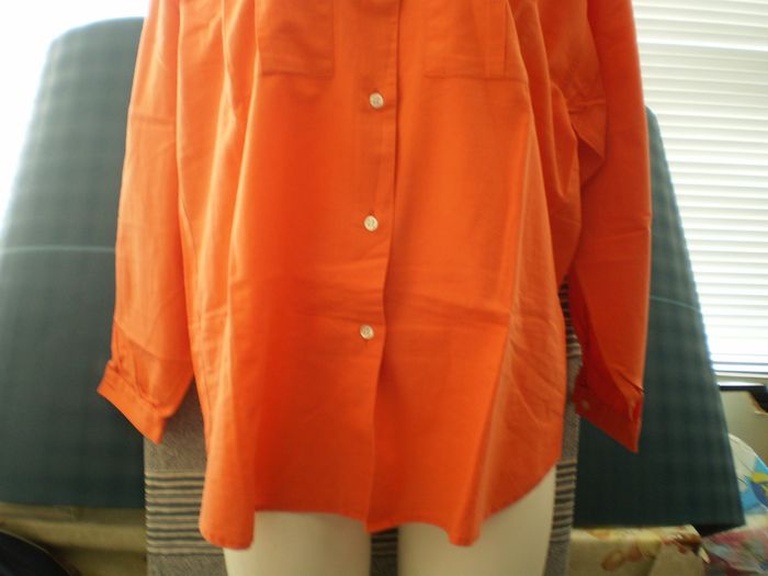 chemise orange t 42 - photo numéro 2