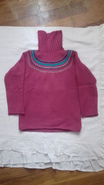 1 pull col roulé fille 5 ans 