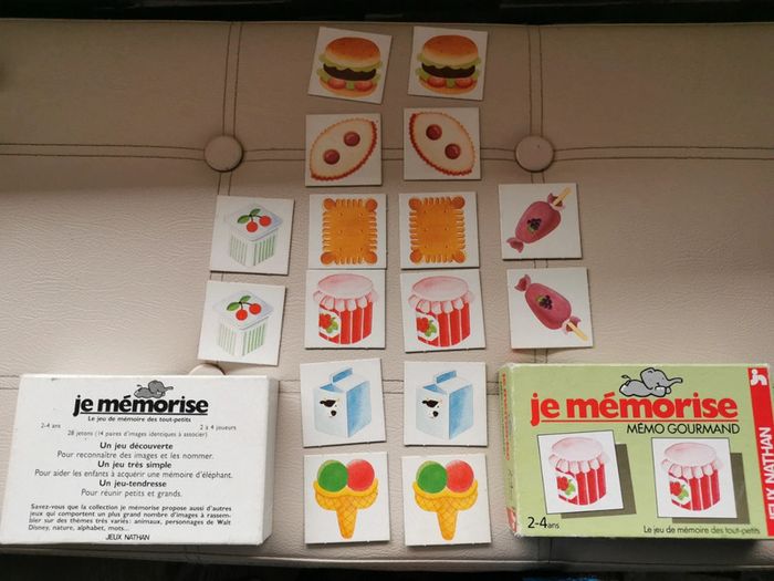 Jeux memo gourmand 🔄 - photo numéro 2