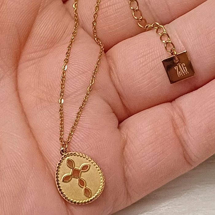 Collier zag en acier inoxydable 24cm +5 - photo numéro 2