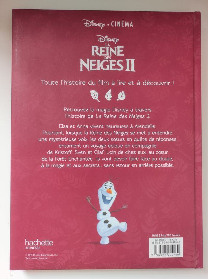 Livre la reine des neiges 2 - photo numéro 2