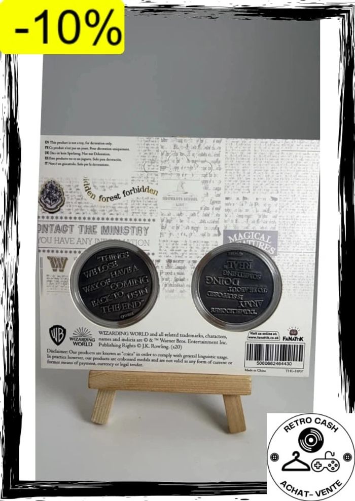 Fanattik THG-HP07 Harry Potter Dumbledore Army Collectible Coin Set - photo numéro 4