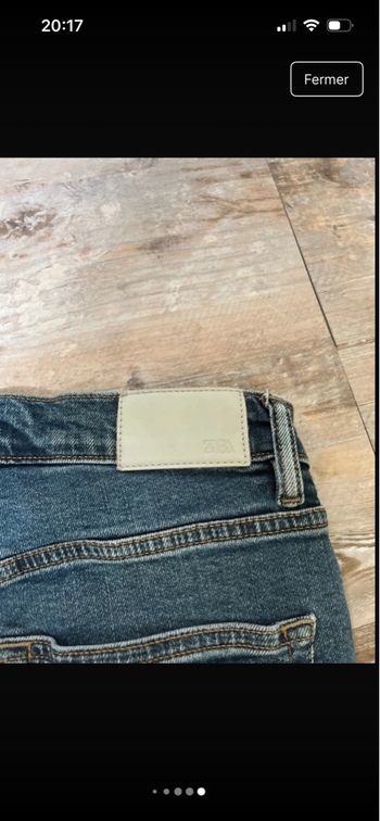 jean zara slim fit taille 38