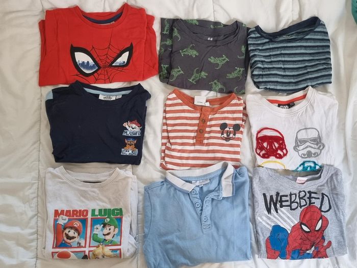 Lot t shirt manches courtes