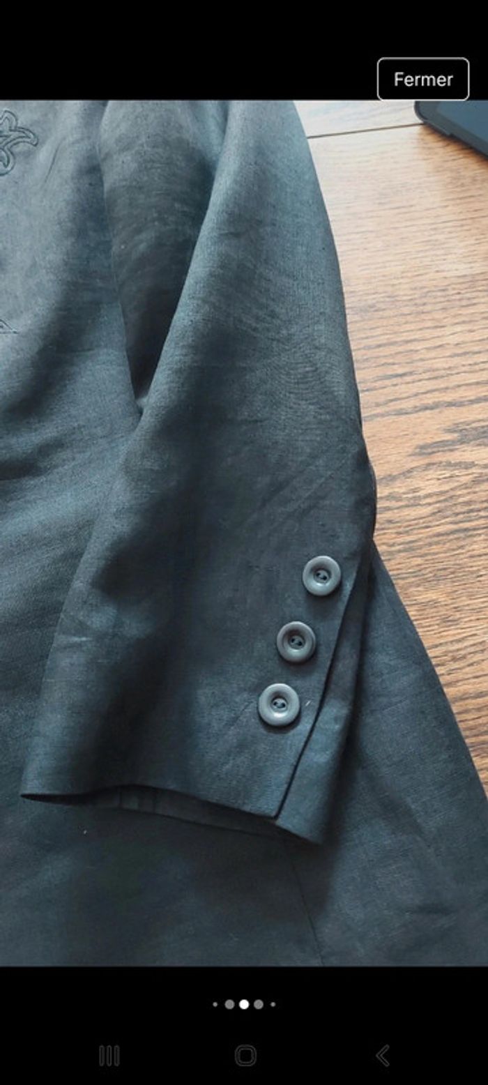 Blazer Synonyme de Georges Rech t 46 en lin - photo numéro 7