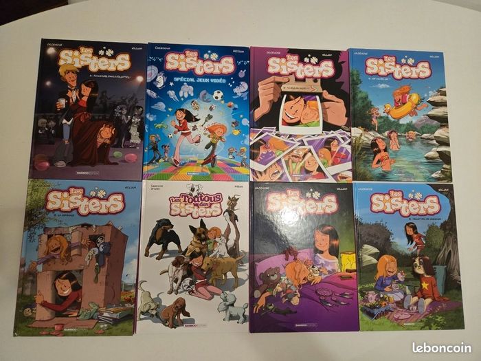 Lot de 8 Livres Les Sisters
