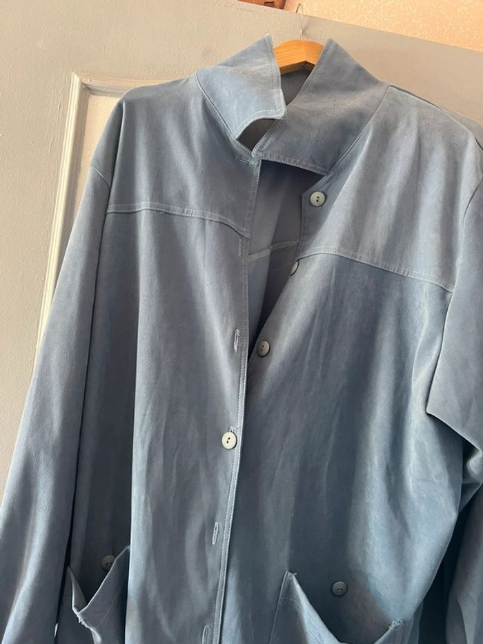 Manteau femme velours taille 50 sans marque très bon état - photo numéro 2