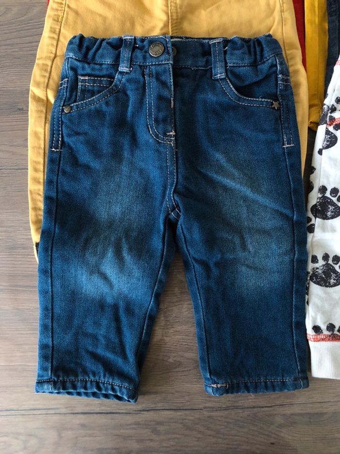 Lot de 6 pantalons taille 9 mois - photo numéro 3