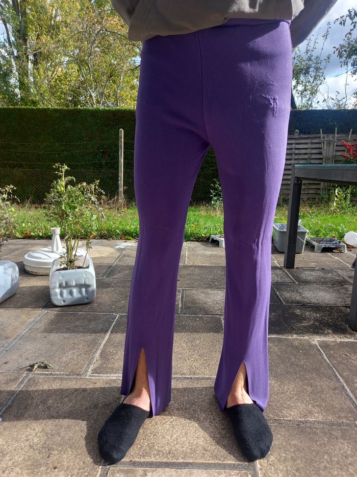 Pantalon👖flare t.L Mango - photo numéro 4