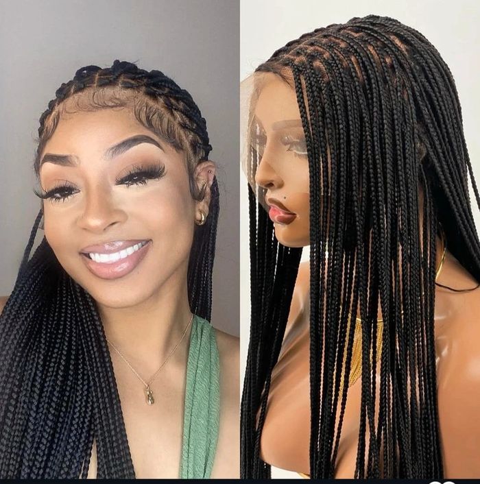 Perruque lacewig box braid 18 pouces