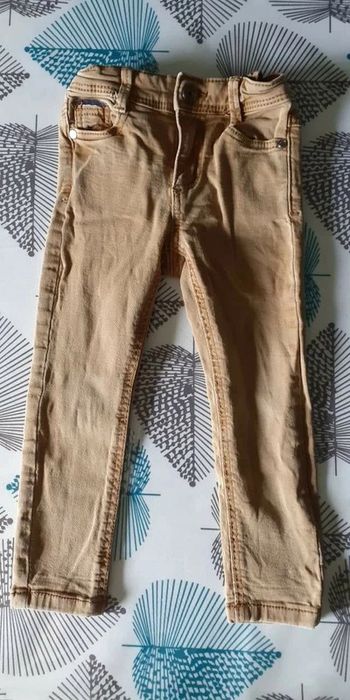 Pantalon jean moutarde Tape A l'oeil 2 ans