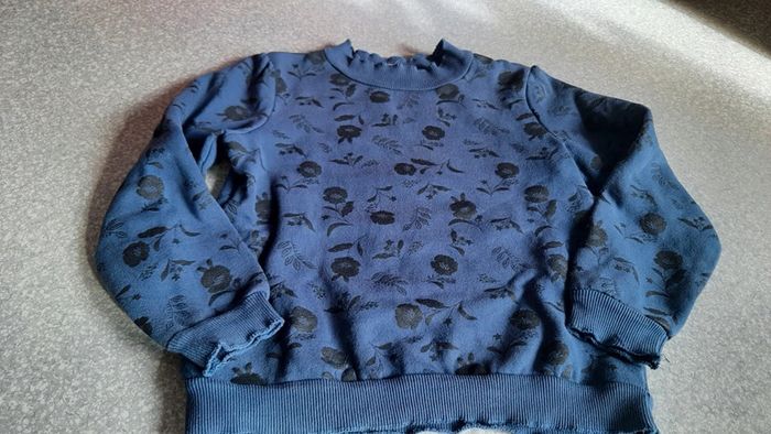 Sweat 10ans fleurs