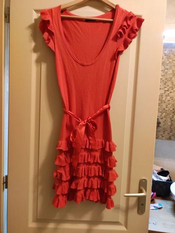 robe pull corail