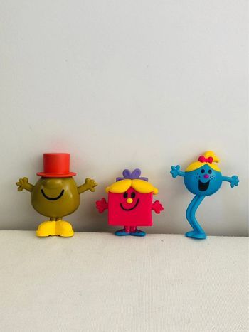 Lot de 3 personnages monsieur et madame 2018 mcdo