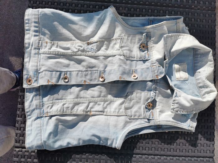 Veste jean Zara 34 - photo numéro 2