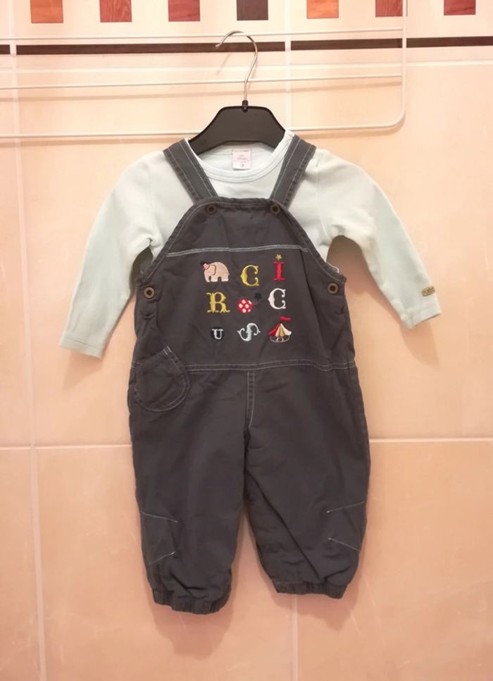 Ensemble salopette T12 mois - V92B