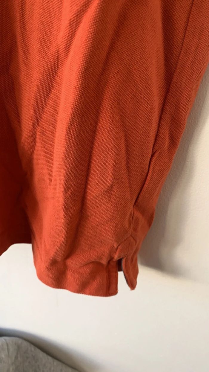 Polo orange corail Devred taille M - photo numéro 4