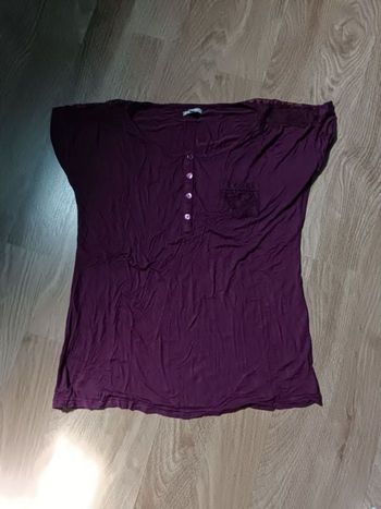 Tee shirt violet Premaman M
