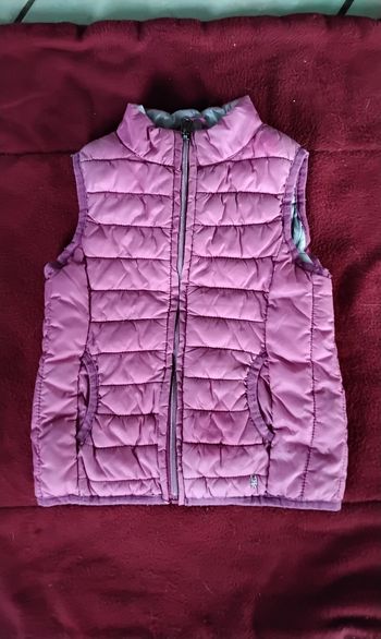 Doudoune sans manches  ,rose  ,Okaidi  ,4 ans  ,102 cm