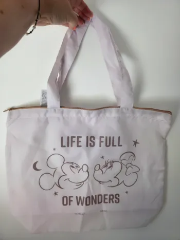 Mickey et minnie grand sac retractable disney