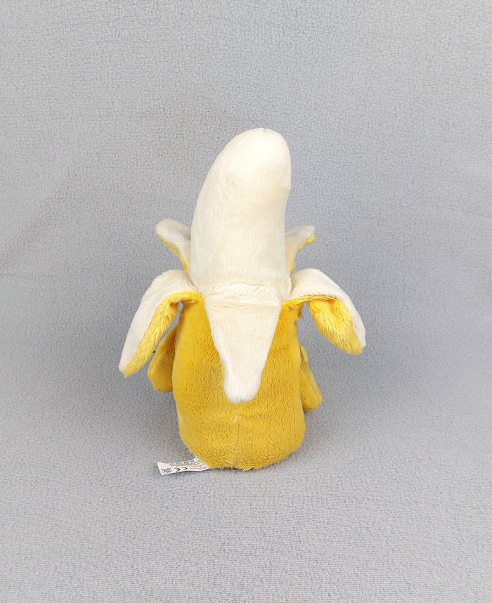 Peluche doudou banane jaune LIDL PLAYTIVE JUNIOR Delta sport NEUF - défaut œil - photo numéro 2