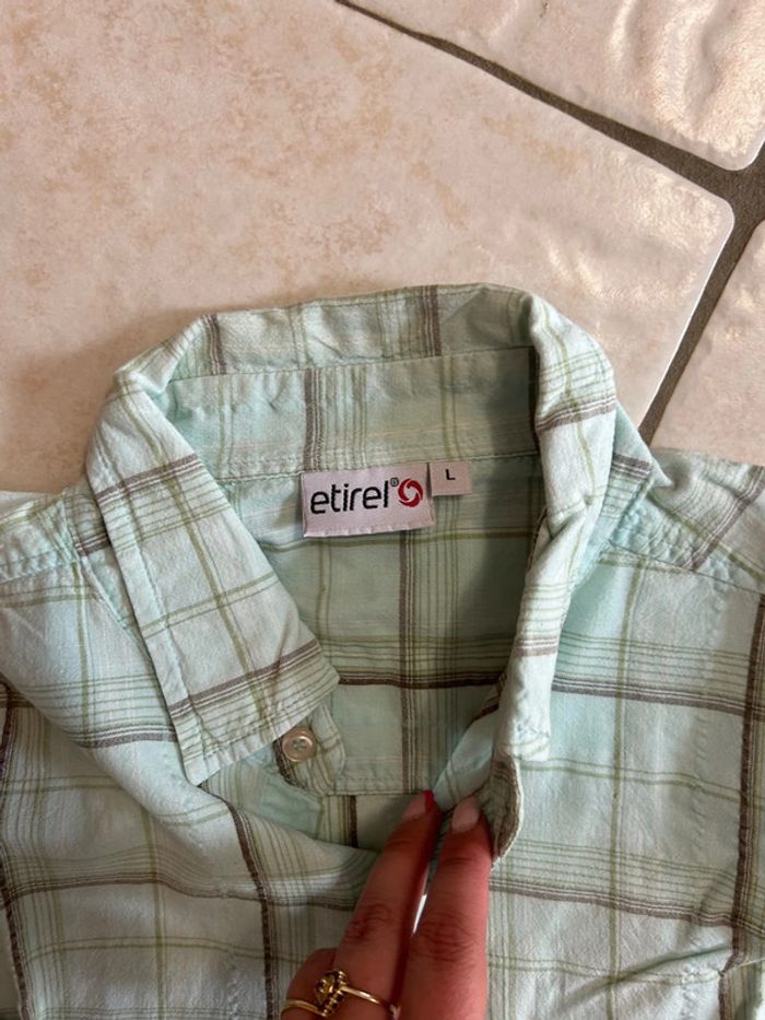 Chemise à carreaux Etirel T-L - photo numéro 3