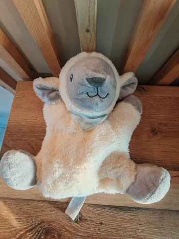 Marionette blanche mouton tex