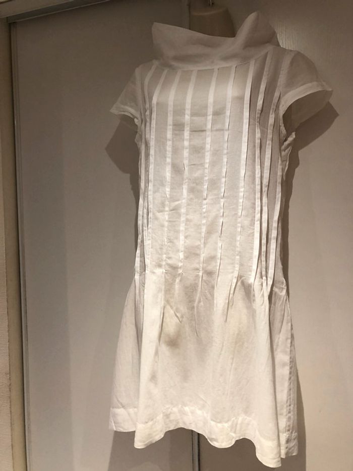 Maje Robe blanche été taille 1 - photo numéro 2