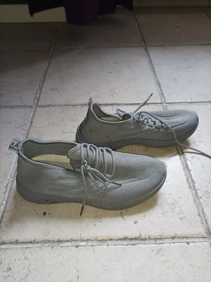 Baskets basses homme gris - photo numéro 3