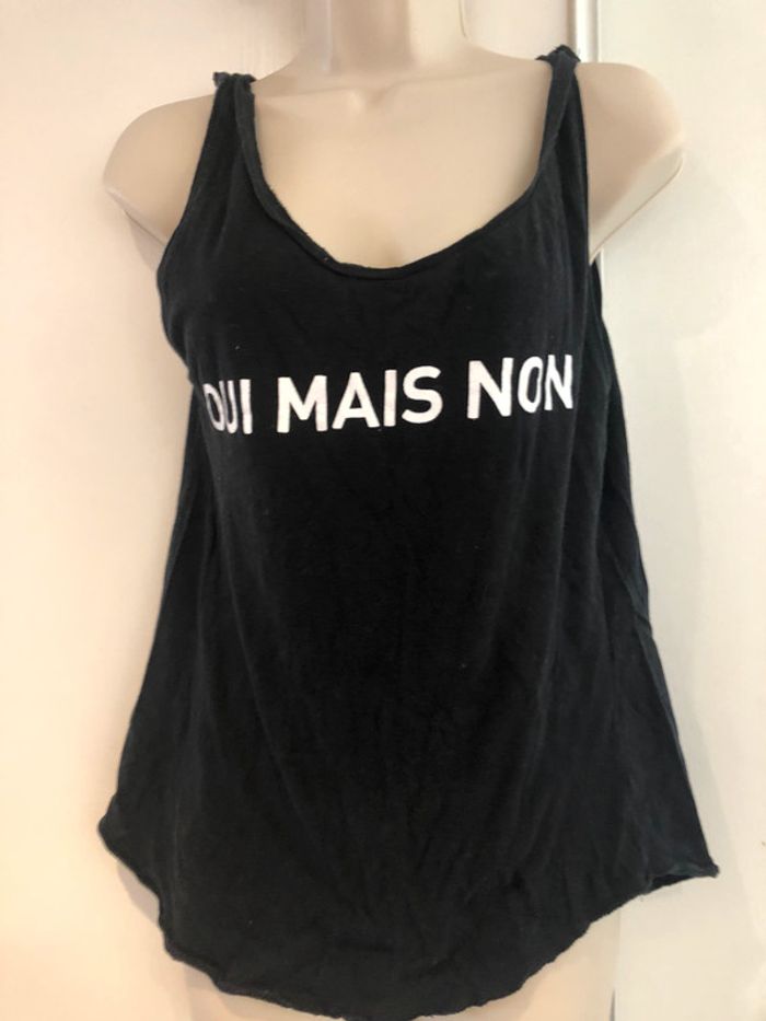 T-shirt noir et blanc World Wide oui mais non - photo numéro 5