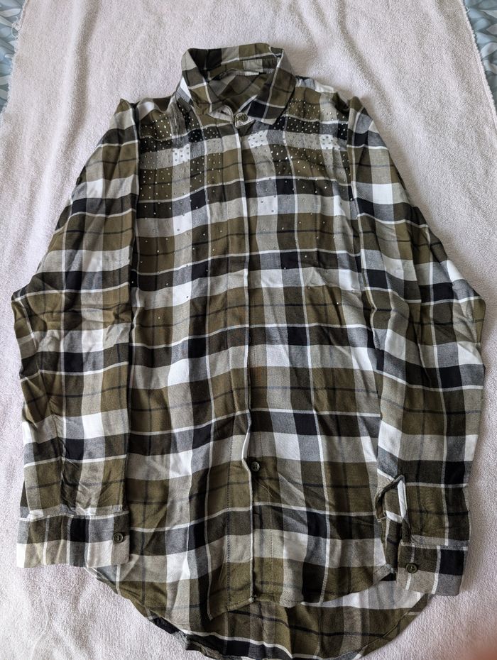 Chemise Zara kaki S