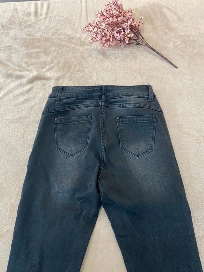 Jean slim taille haute femme 34 XS - photo numéro 8