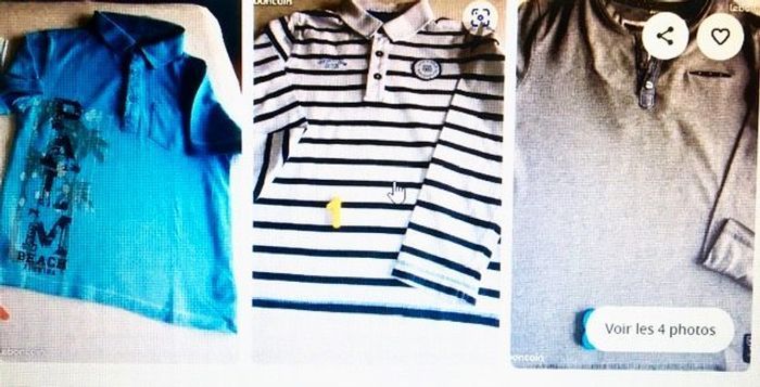 Lot polos - 8 ans - photo numéro 1
