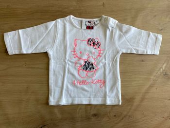 TEE shirt kitty blanc