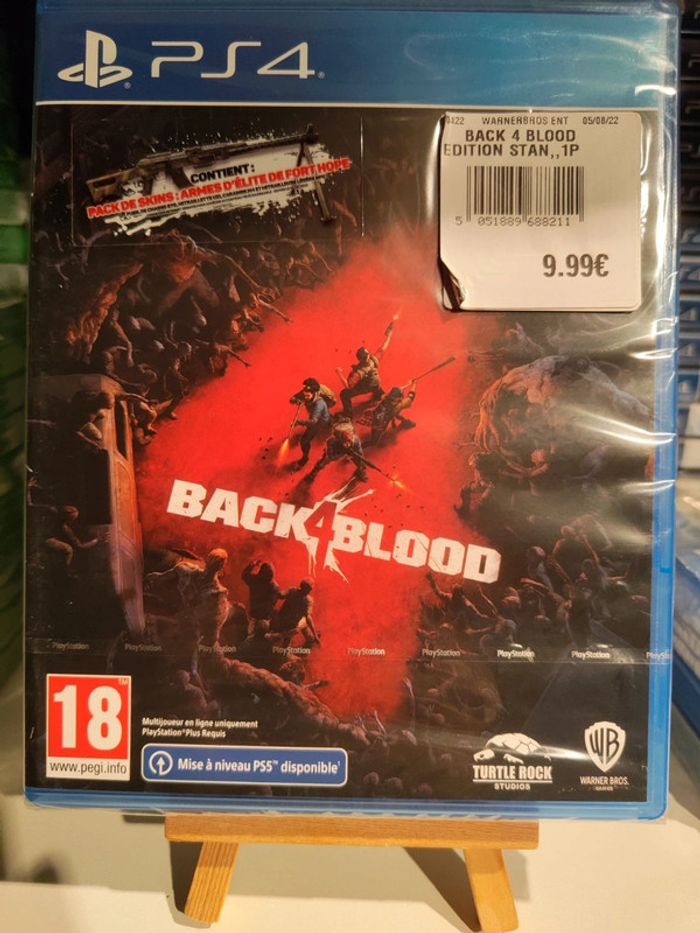 Back 4 Blood PS4 neuf sous blister