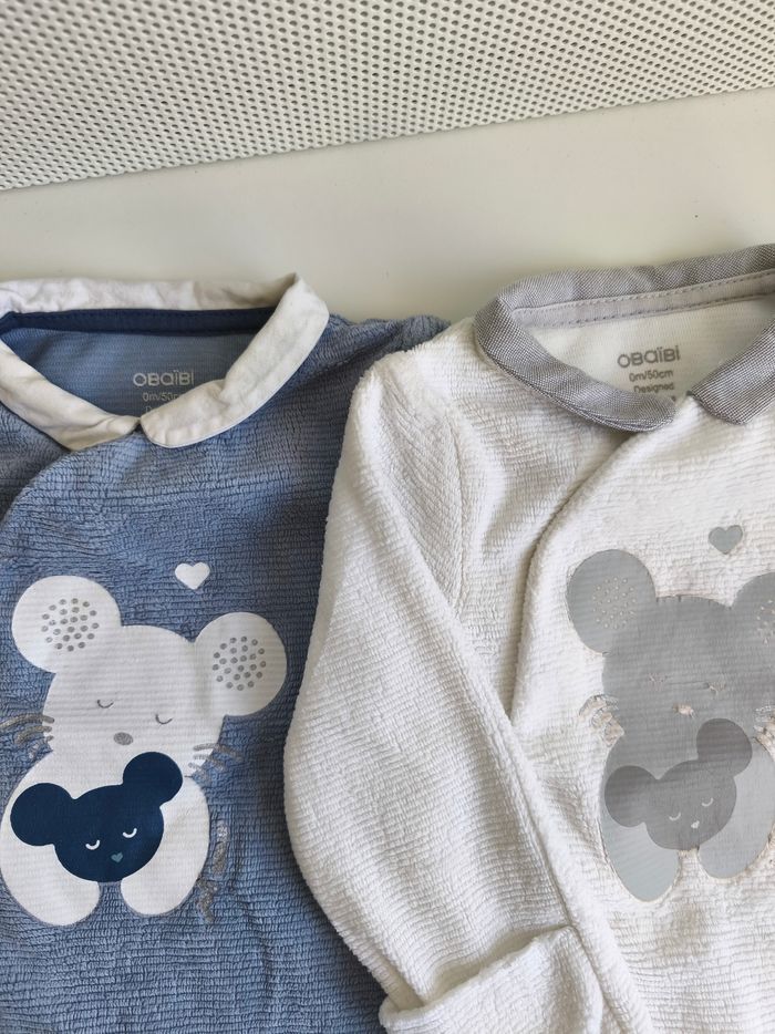 Lot de 2 pyjamas Obaïdi naissance - photo numéro 2