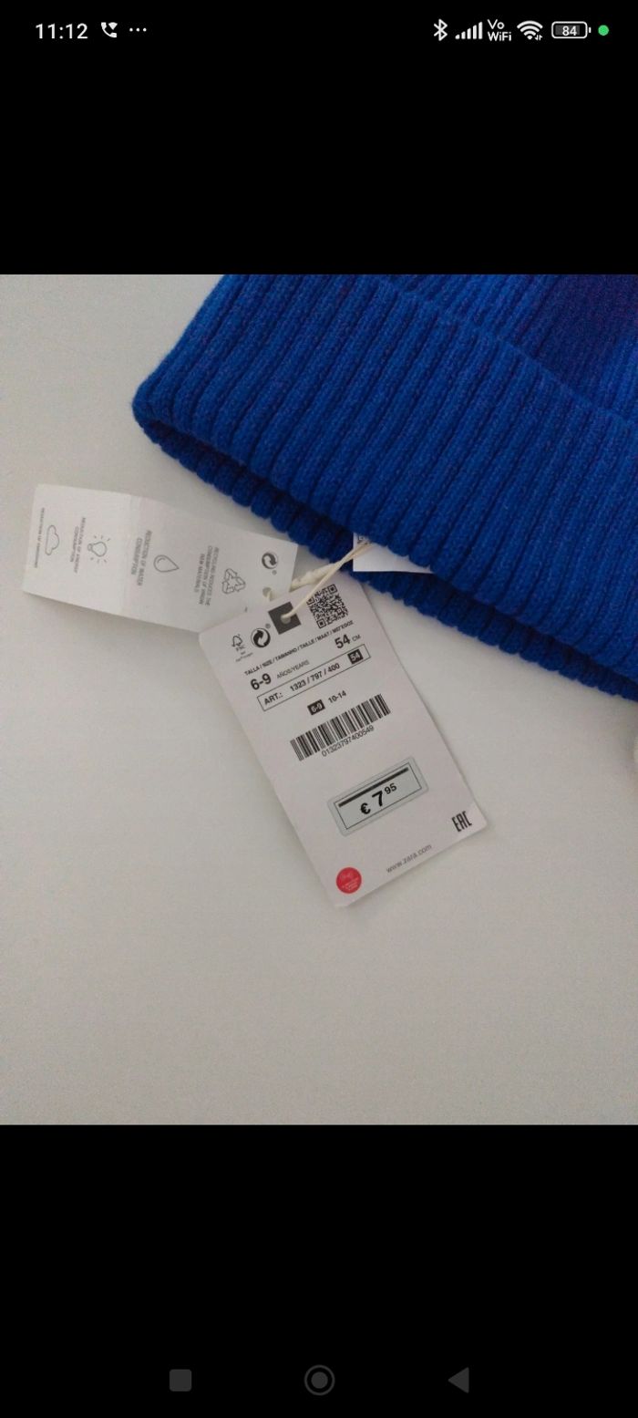 Bonnet enfant taille 54 Zara - photo numéro 5