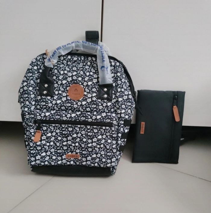 Sac à dos cabaïa S noir beige