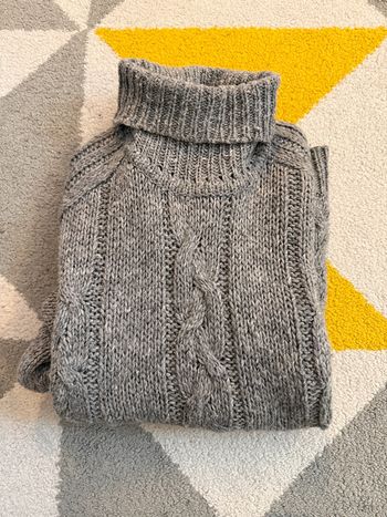 Pull à col roulé gris Emmanuelle Khanh Taille M