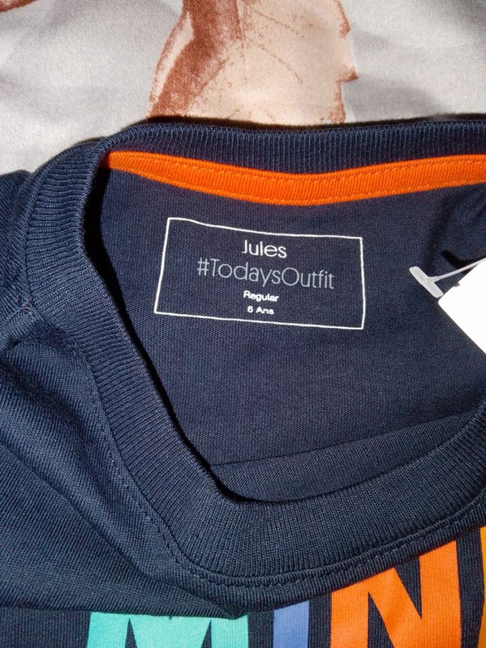 Tee-shirt jules 6 ans neuf - photo numéro 3