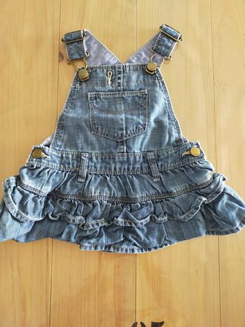 Robe en jeans  baby gap 3/6 mois
